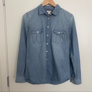 JCrew chambray button down shirt